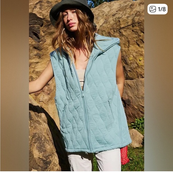 free people movement Jackets & Blazers - NWOT Free People Movement Dream Big Quilted Vest